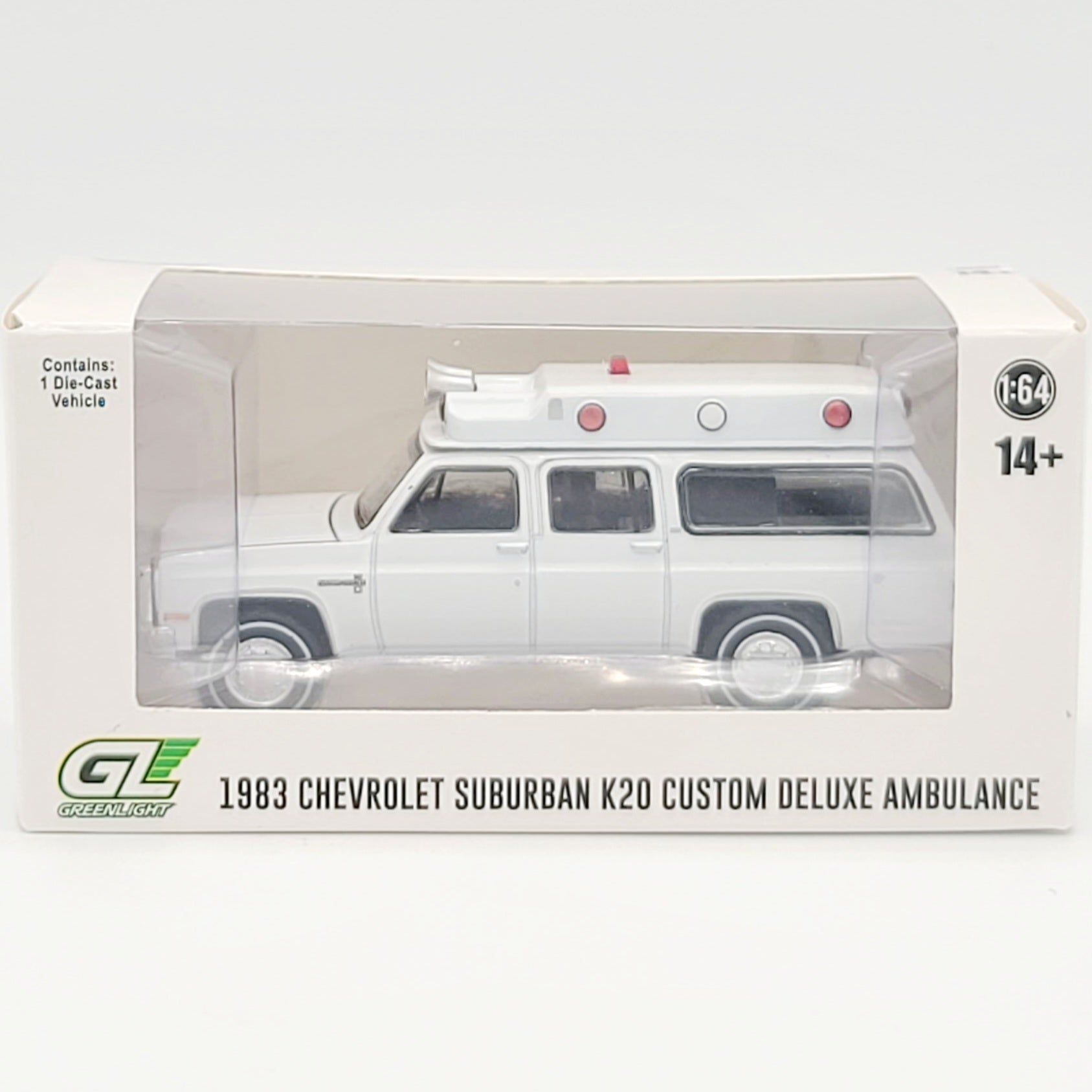 GreenLight '83 Chevrolet Suburban K20 Custom Deluxe Ambulance - 1:64 scale (2025 Hobby Exclusive)